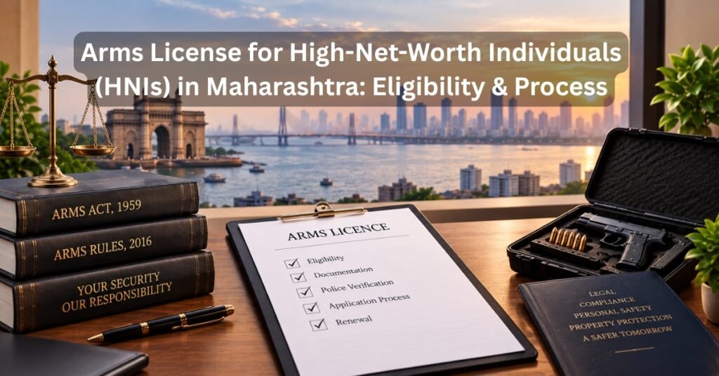 Arms license for high-net-worth individuals (hnis) in maharashtra: eligibility & process